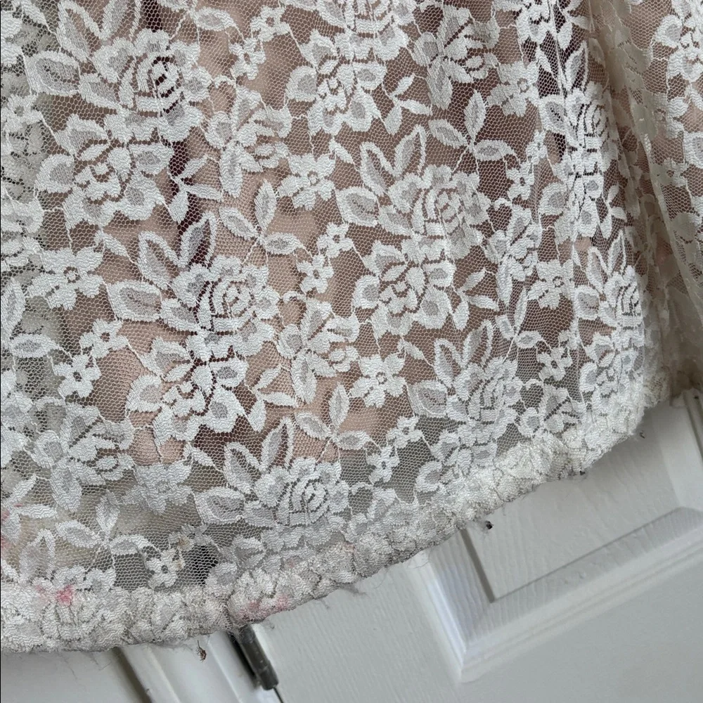 Windsor Lace Prom Dress in Cream - Picture 6 of 6